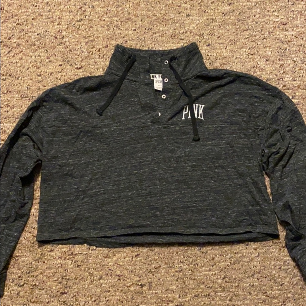 Pink cropped pullover - Picture 2 of 2